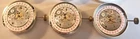 RODANIA CAL. ETA 2452 SWISS 3 NOS 30 JEWELS AUTOMATIC MEN DATE MOVEMENTS - AS IS