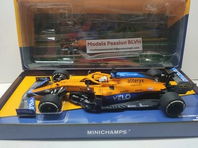 McLaren MCL35M Ricciardo Winner Italian GP 2021 1/18 Minichamps - Photo 1/4