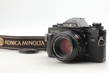 Exc 5 Minolta X-700 Black MD 50mm F1.7 35mm SLR Film Camera Lens From JAPAN