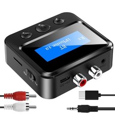 Bluetooth Transmitter Receiver for TV, Audio Adapter for Home Stereo with RCA