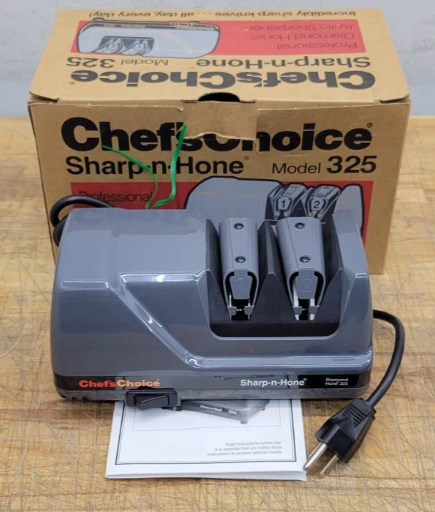 Chefs Choice Sharp-N-Hone Model 325 Professional Diamond Hone Knife Sharpener