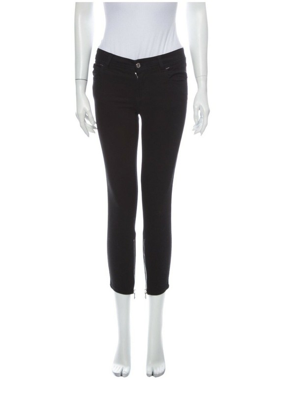 $895 TOM FORD Skinny Leg Black Denim Jeans Pants 26, S, XS ❤️