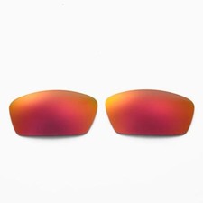 Walleva Fire Red Polarized Replacement Lenses For Oakley Square Whisker