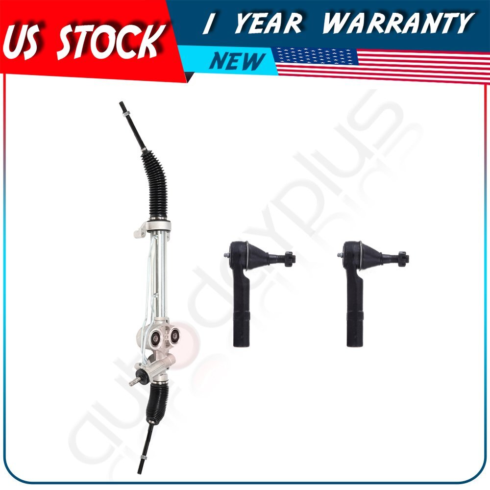 144+2 Power Steering Rack Pinion + 2 New Outer Rod Ends For Escalade Esv Ext
