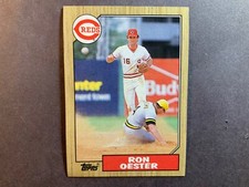 Ron Oester 1987 Topps Baseball Card #172 Cincinnati Reds