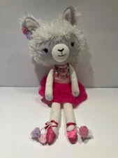 Hallmark Leaping Lulu Ballerina Llama Plush 15" With Tutu Stuffed Animal