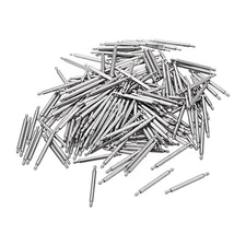 14mm Watch Band Pin 1.3mm Dia Steel Single Flanged End Spring Bar Pins 200pcs