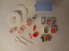 Barbie Kitchen Supplies Table Vintage