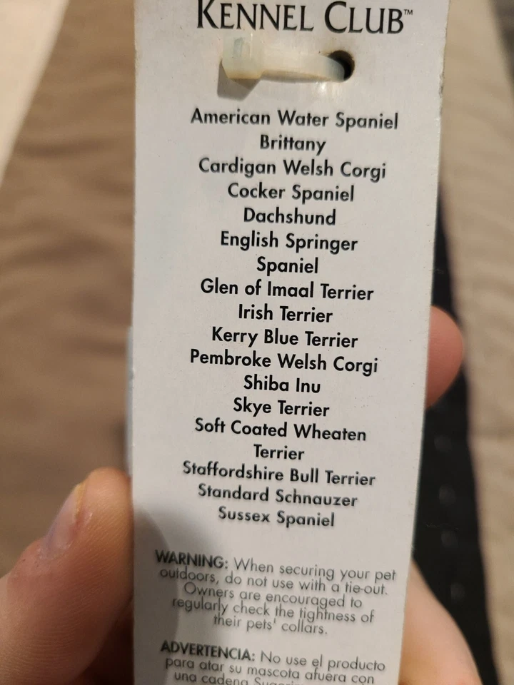 Cuello de nailon American Kennel Club NUEVO talla M 10-16" 3/4" ancho arco iris ENVÍO GRATUITO Foto 3 de 4