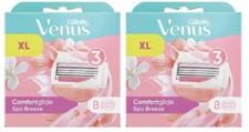 Gillette Venus Comfortglide Spa Breeze Refill Razor Blade Cartridges, 16 Count