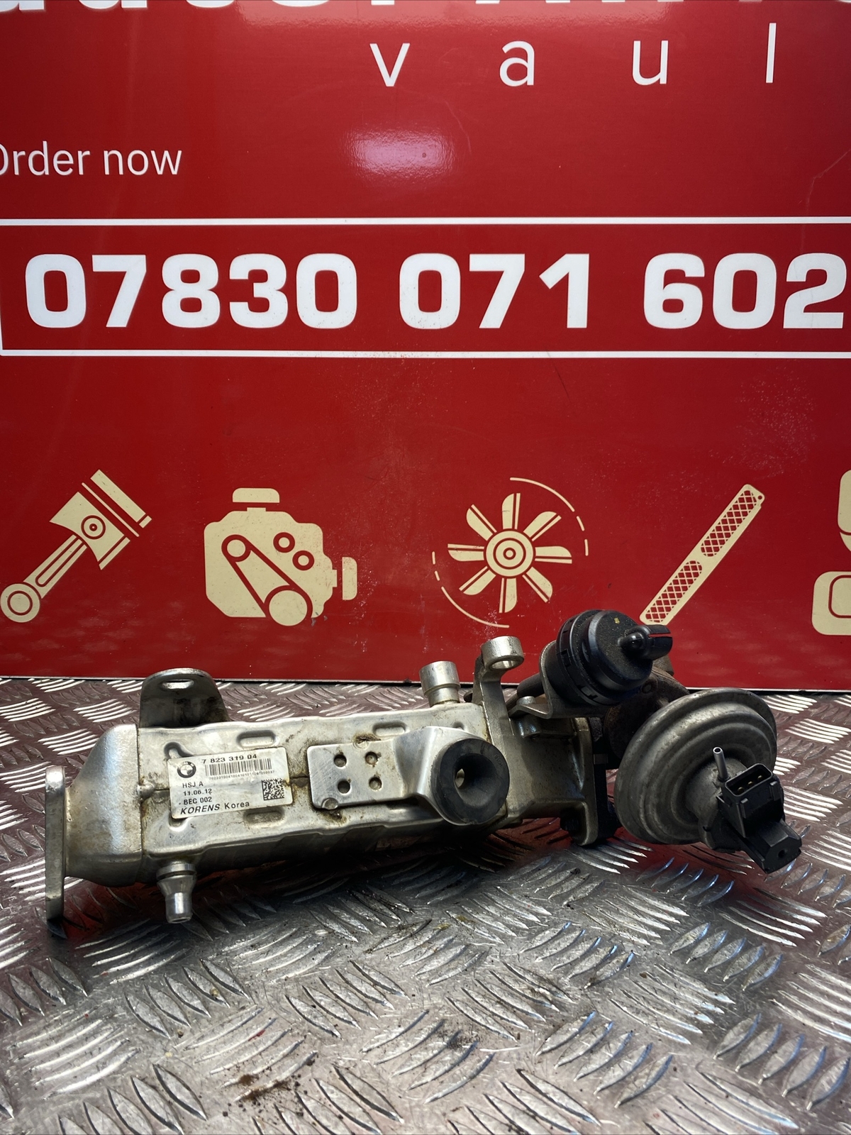 2013 BMW Mini Countryman 2.0 Diesel EGR Valve With Cooler 