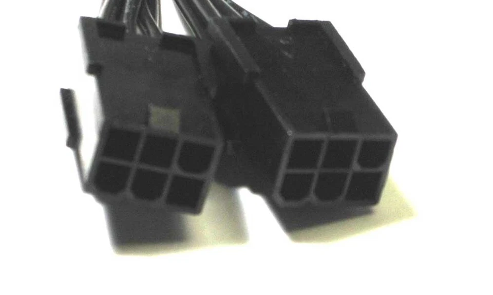 ATX PSU Cable 8-Pin PSU To 6+6 Pin PCI-E Black - Image 4 of 4