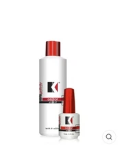 Kupa GelFinity Gel TopCoat Gloss (No-Wipe) - 8oz (Refill size) + 0.5 oz bottle