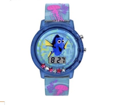 DISNEY Pixar Finding Dory Watch Flashing Lights LCD Wrist NEW
