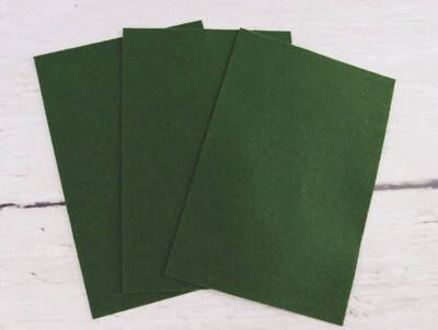 FILZ Zuschnitt 40 x 30cm 1,5mm stark vielseitig einsetzbar JÄGERGRÜN