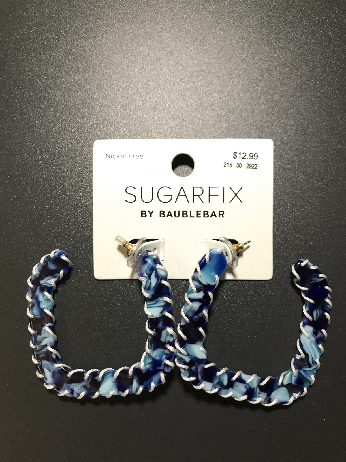 Collier Perles BaubleBar Sugarfix - Bleu/denim Audacieux - Neuf Avec étiquettes - Pour Mariage/fête