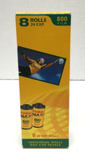 Kodak Max 800 Versatility Plus 35MM Film 8 rolls