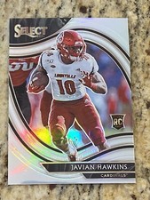 2021 Panini Chronicles Draft Picks Javian Hawkins Select RC Silver Prizm #252