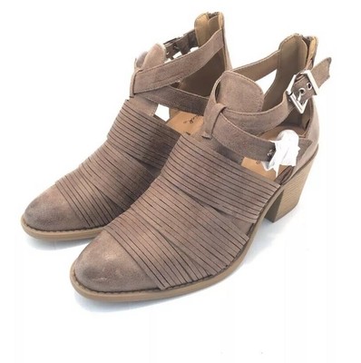 strappy western booties