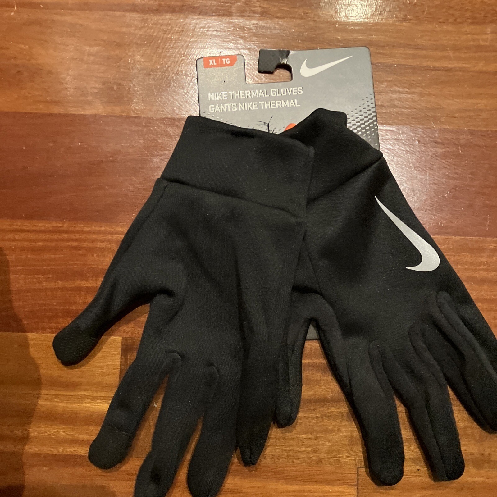 Nike Therma Gloves Men's Size XL Running Training Black Brand New eBay