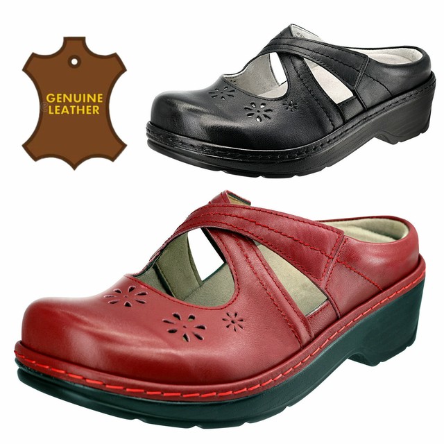 Pamir Womens Mary Jane Clogs and Mules Leather Shoes with Arch Support sandles | eBay