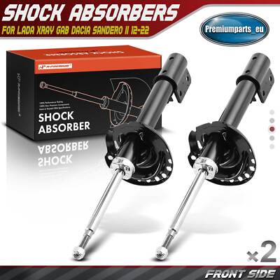 2x Shock Absorbers Front for Lada Xray GAB Dacia Sandero II 2012-2022