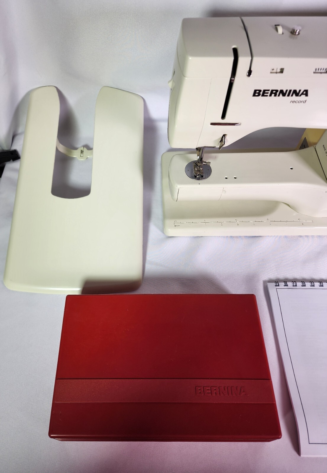 Bernina Record 830 Heavy Duty Sewing Machine w/ Case, Accessories
