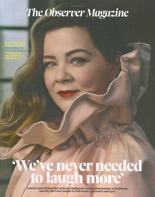 Observer Magazine, Melissa McCarthy, Annette Badland, Nazir Afzal, Food, 21.5.23