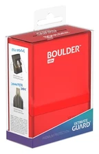 Ultimate Guard Boulder 40+ Deck Case RUBY Red Holds Double Sleeved Cards