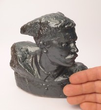 Original seltene sowjetisch russische Büste des Helden der Roten Armee Wassil...