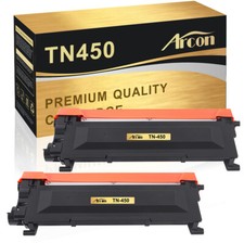 2x Premium TN450 Toner for Brother TN450 HL-2240 2270DW 2280DW MFC-7360N 7860DW