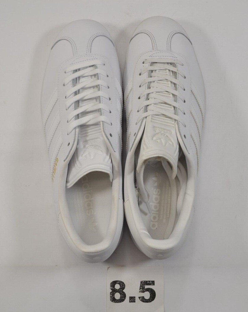 Adidas Gazelle White Gold Skateboarding Sneaker BB5498  display picture 3