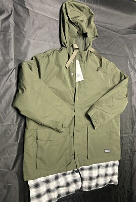 Levi's Men's Folsom Utility Jacket A07020001 Forest Night - Green Size XL.