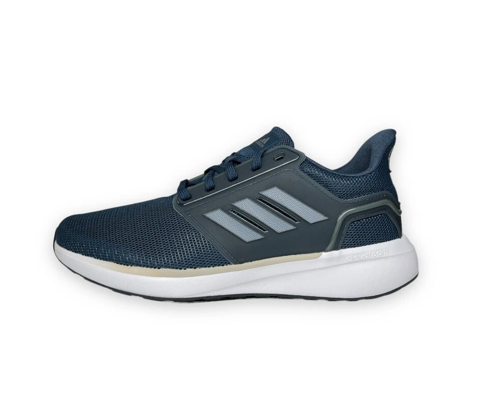 Blue adidas running best sale trainers