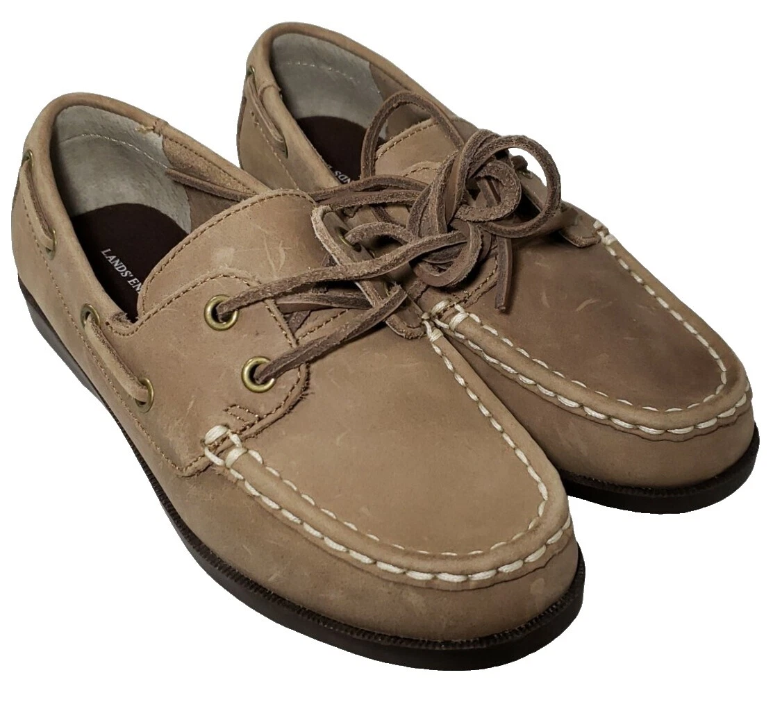 Zapatos superiores de cuero para niños Lands' End