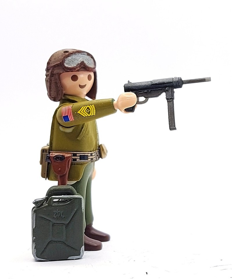 PLAYMOBIL CUSTOM TANQUETA SDK 222 (France-1944) Réf-001 EUR 228,10 - FR