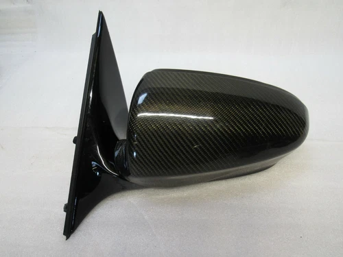 2013-2016 BMW F10 M5 FRONT LEFT DOOR MIRROR CARBON FIBER W/O CAMERA OEM 16141