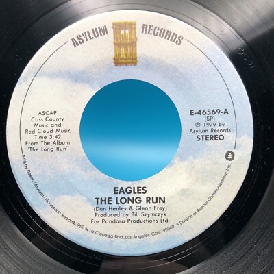 Eagles / The Long Run 45. Tested. Asylum 46569