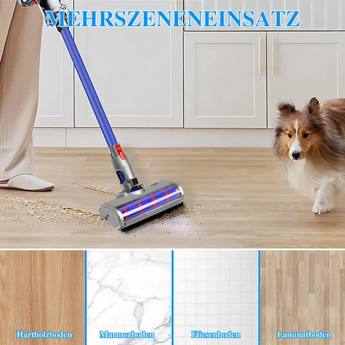 Bürste für Dyson V7 V8 V10 V11 Bodenbürste Staubsauger Bodendüse mit LED - Foto 8 di 15