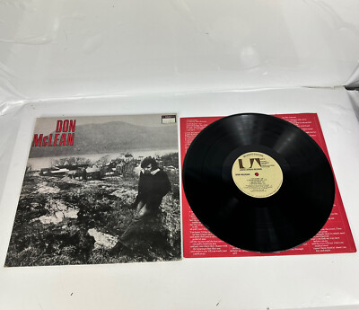 Don McLean - Self Titled ALBUM Very Good 12'' Vinyl LP RecordUAS 29399