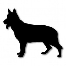 German Shepherd Dog Breed Car Vinyl Sticker - SELECT SIZE