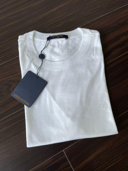 lv shirt men white