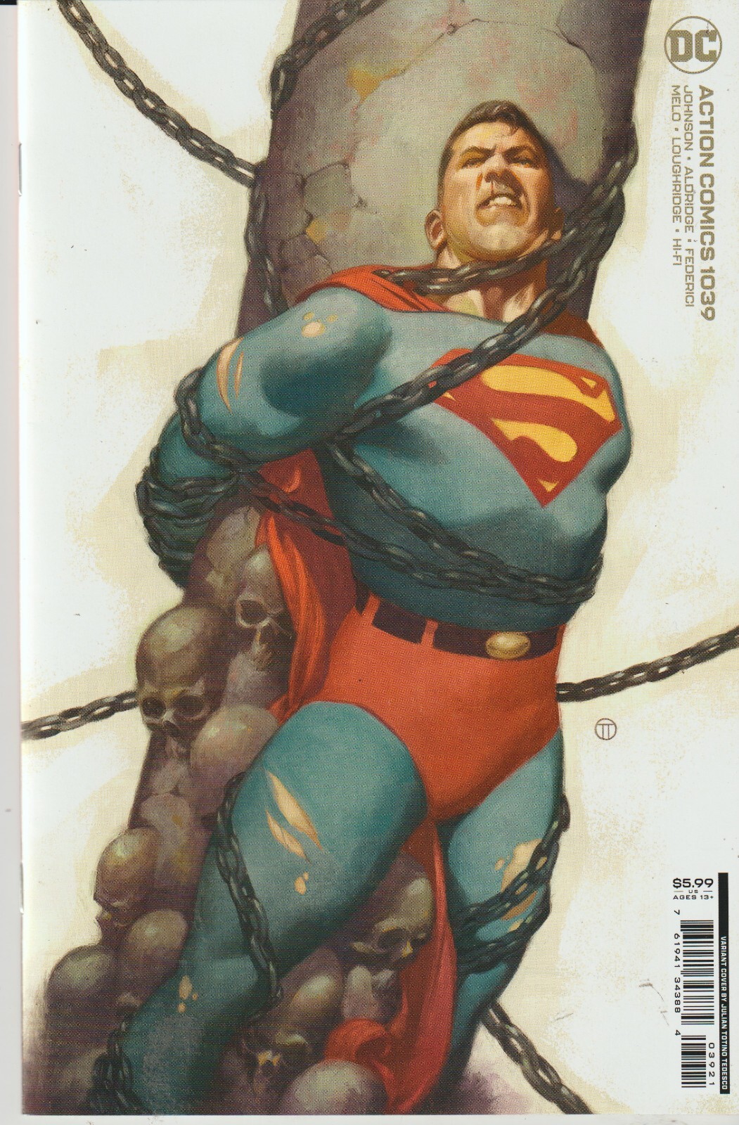 DC COMICS ACTION COMICS #1039 APRIL 2022 TEDESCO VARIANT 1ST PRINT NM