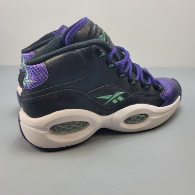 reebok question black and gold