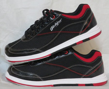 KR STRIKEFORCE MEN US 8.5 TITAN BOWLING SHOE LEFT RIGHT SLIDE M-037 BLACK NEW