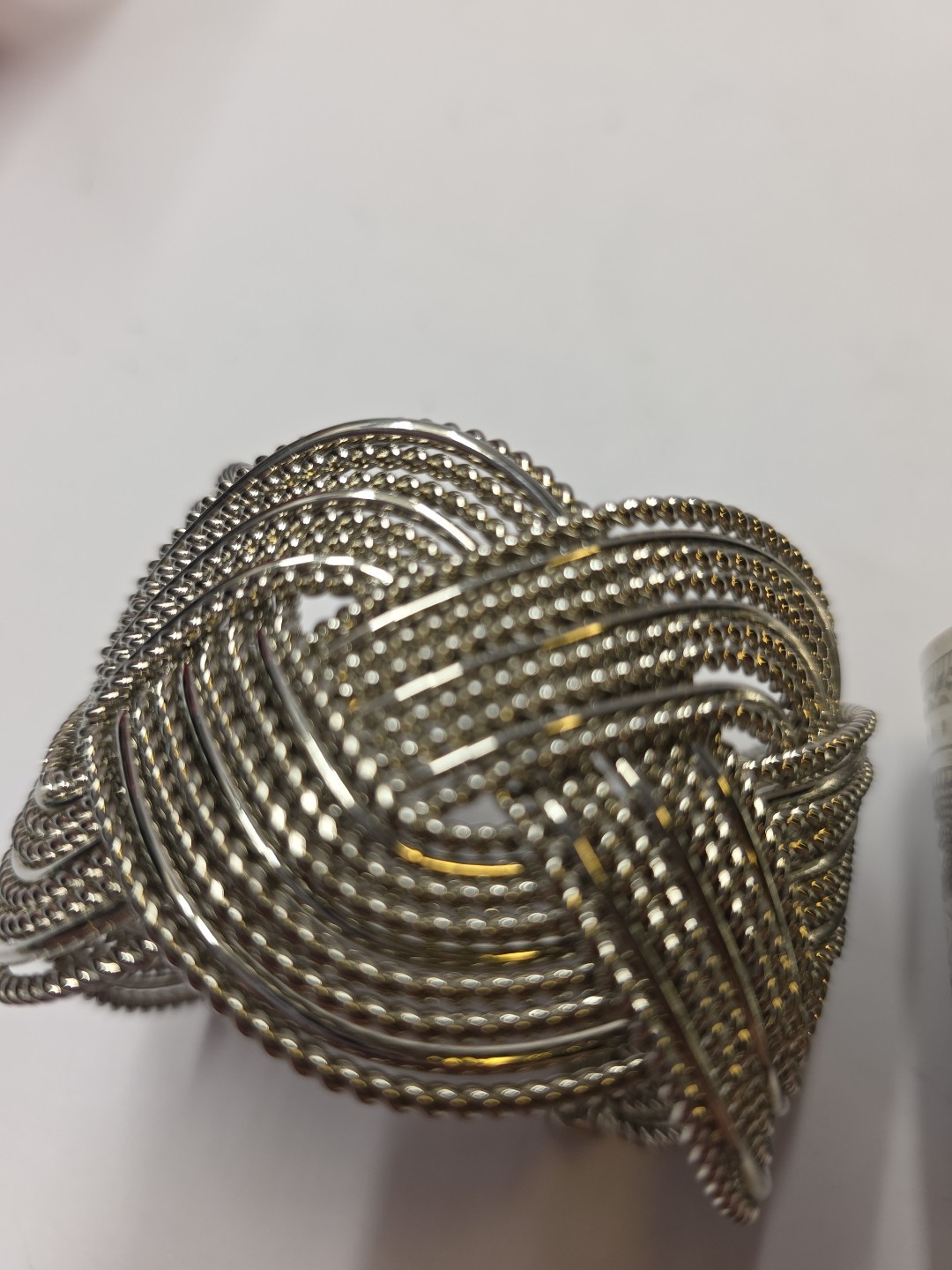 3 Beautiful Silver Colored Bracelets - image 4