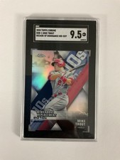 2020 Topps Chrome - Decade of Dominance Die-Cuts Mike Trout #DOD-1
