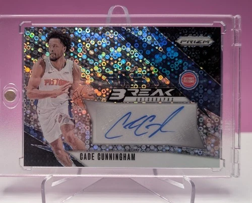 2024-25 Prizm Cade Cunningham Fast Break Disco Autograph – Pistons – Prizm AutoOpens in a new window or tab