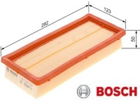 Bosch 1457433316 Luftfilter Luftfiltereinsatz FüR Fiat FüR Lancia