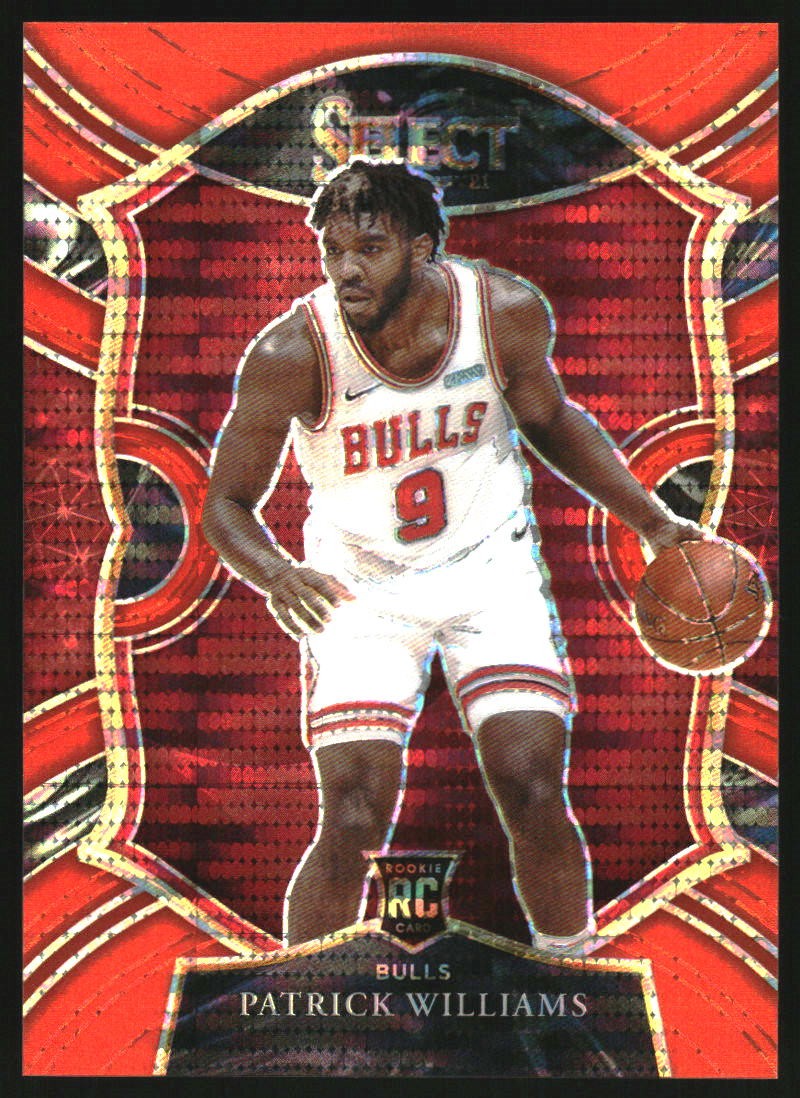 2020-21 Select Prizms Neon Orange Pulsar #64 Patrick Williams RC Rookie /15